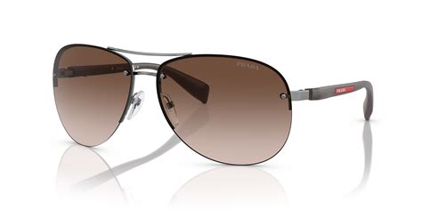 prada linea rossa sunglasses ps 56ms 62|Prada Linea Rossa PS 56MS 62 Brown Gradient & Gunmetal .